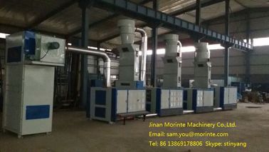 Waste garment recycling machine for needle punching felt making