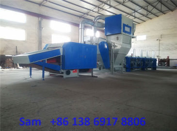 Carpet waste recycling machine Nylon Polyester Polypropylene material for granule and pellet making