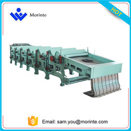 Six roller fabric waste recycling machine
