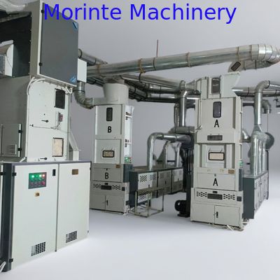 Waste cotton cleaning machine line