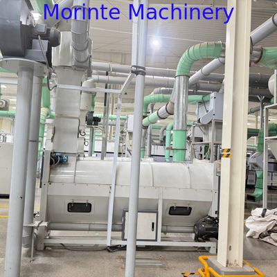 Waste cotton cleaning machine line