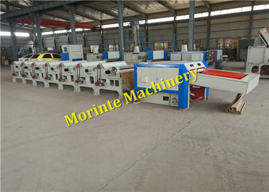 8 rollers cotton waste recycling machine yarn waste processing for yarn making