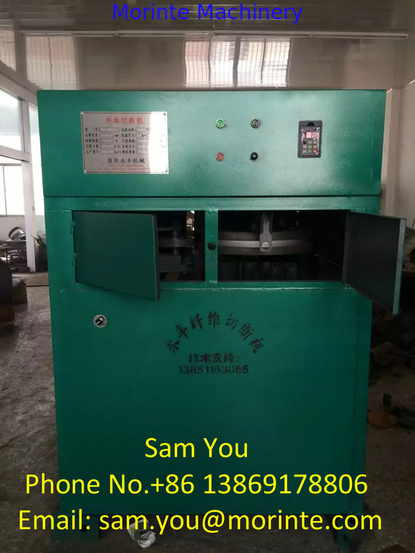 Flock polyester tow disc type cutting machine 38mm accurate