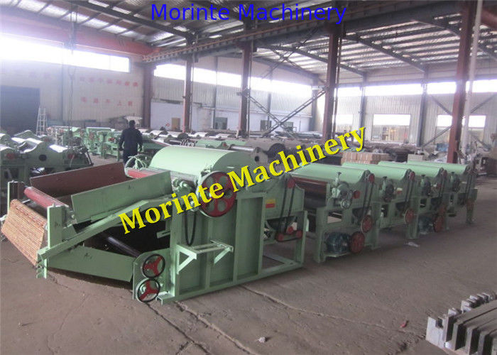 5 rollers cotton waste recycling machine garment waste tearing machine for felt making